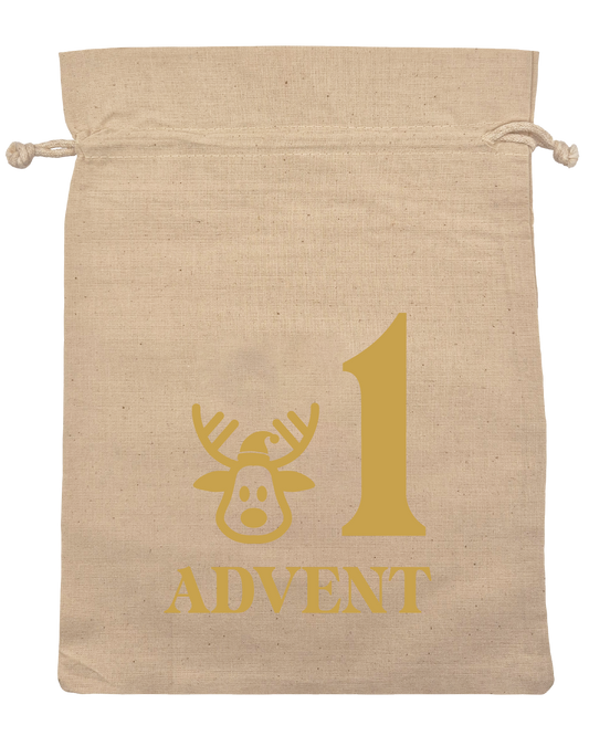1-4 adventsposer guld