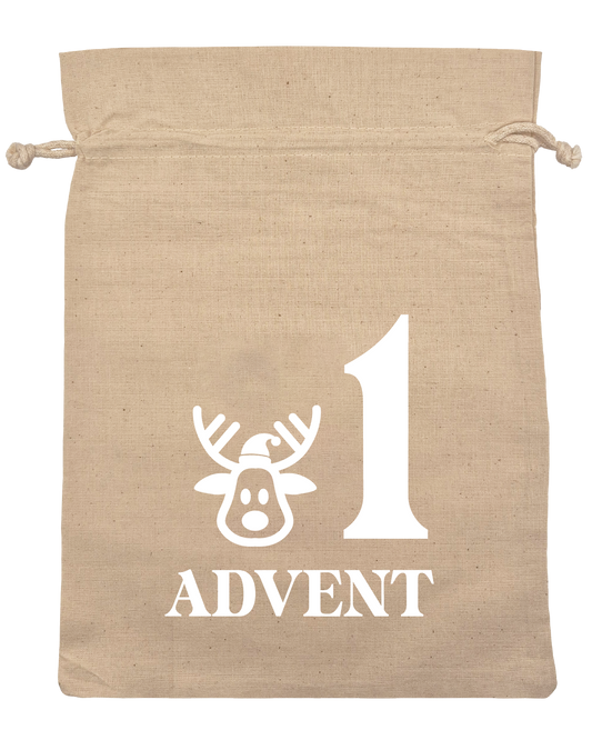 1-4 adventsposer hvid