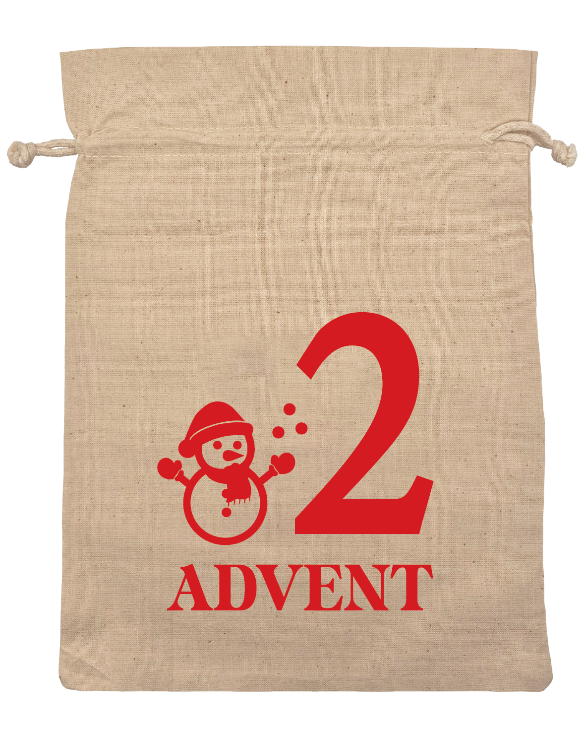 1-4 adventskalender poser rød