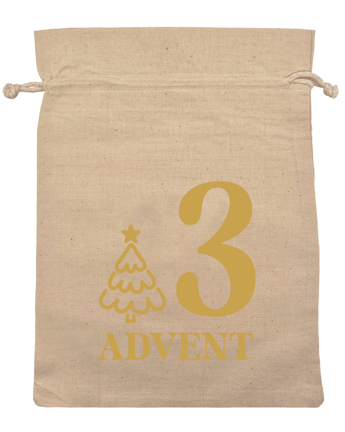 1-4 adventsposer guld