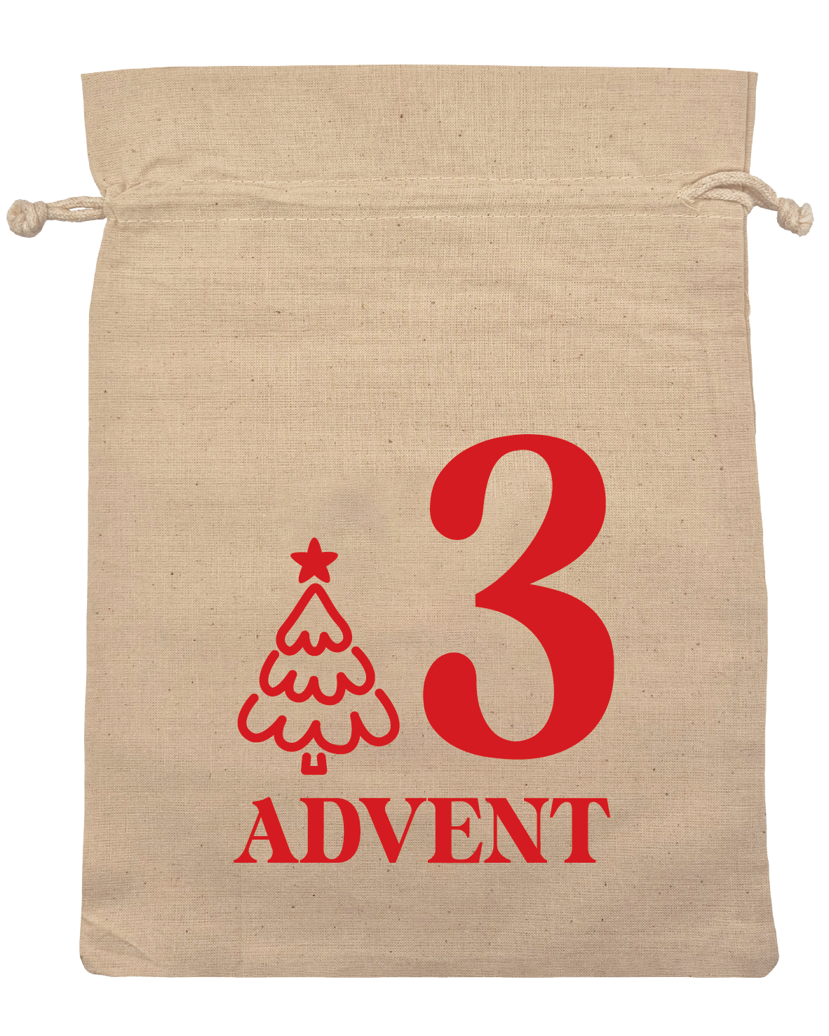 1-4 adventskalender poser rød