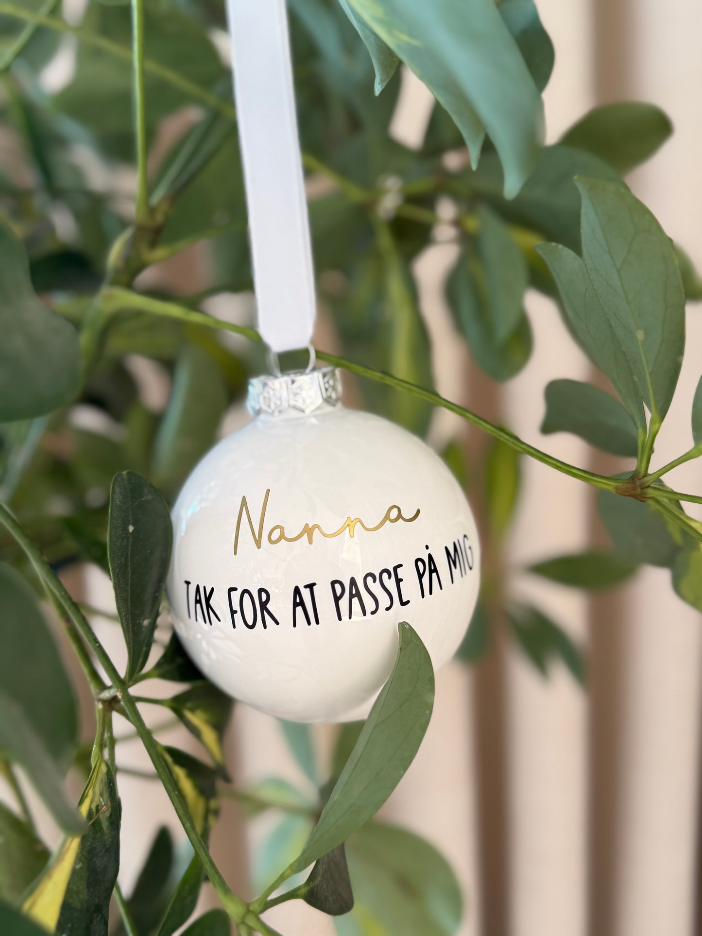 Tak for at passe på mig - Julekugle