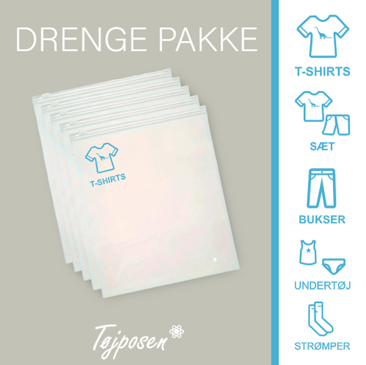 Drenge Pakke - Lyseblå