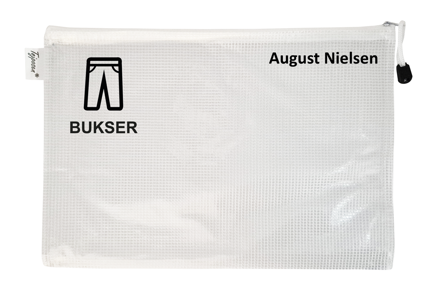 Navn på lynlåspose