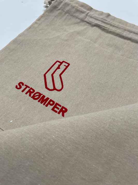 Bomuldsposer - Rød velour