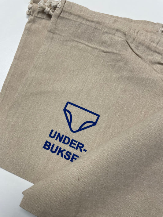 Bomuldsposer - mørkeblå velour