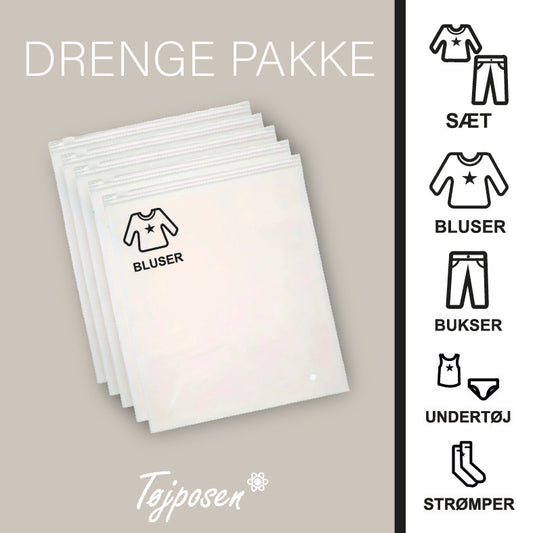 Drenge Pakke - Sort