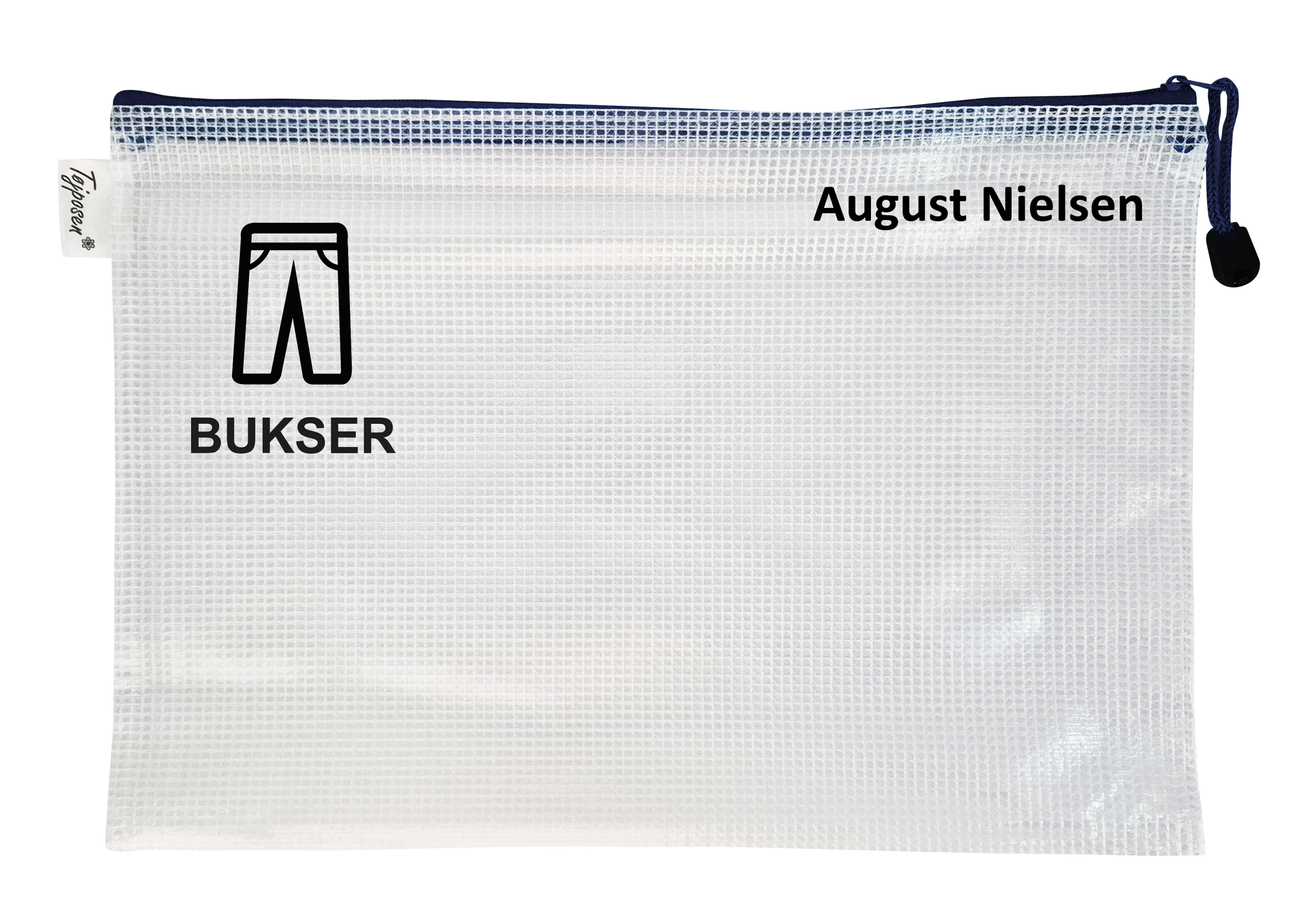 Navn på lynlåspose