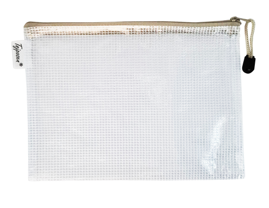 Lynlåsposer i lys mokka