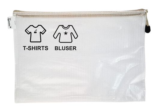 Dobbeltikon lynlåspose