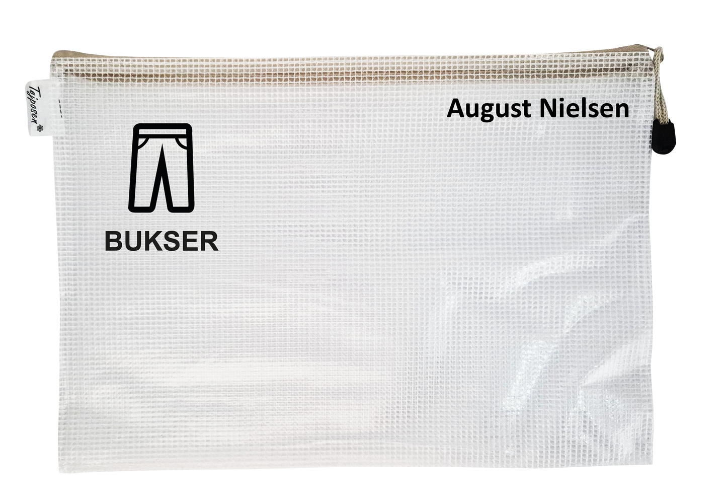 Navn på lynlåspose