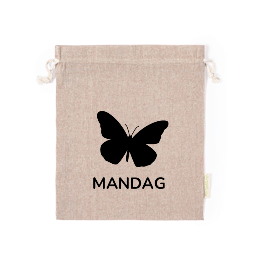 Mandag-fredags poser pige