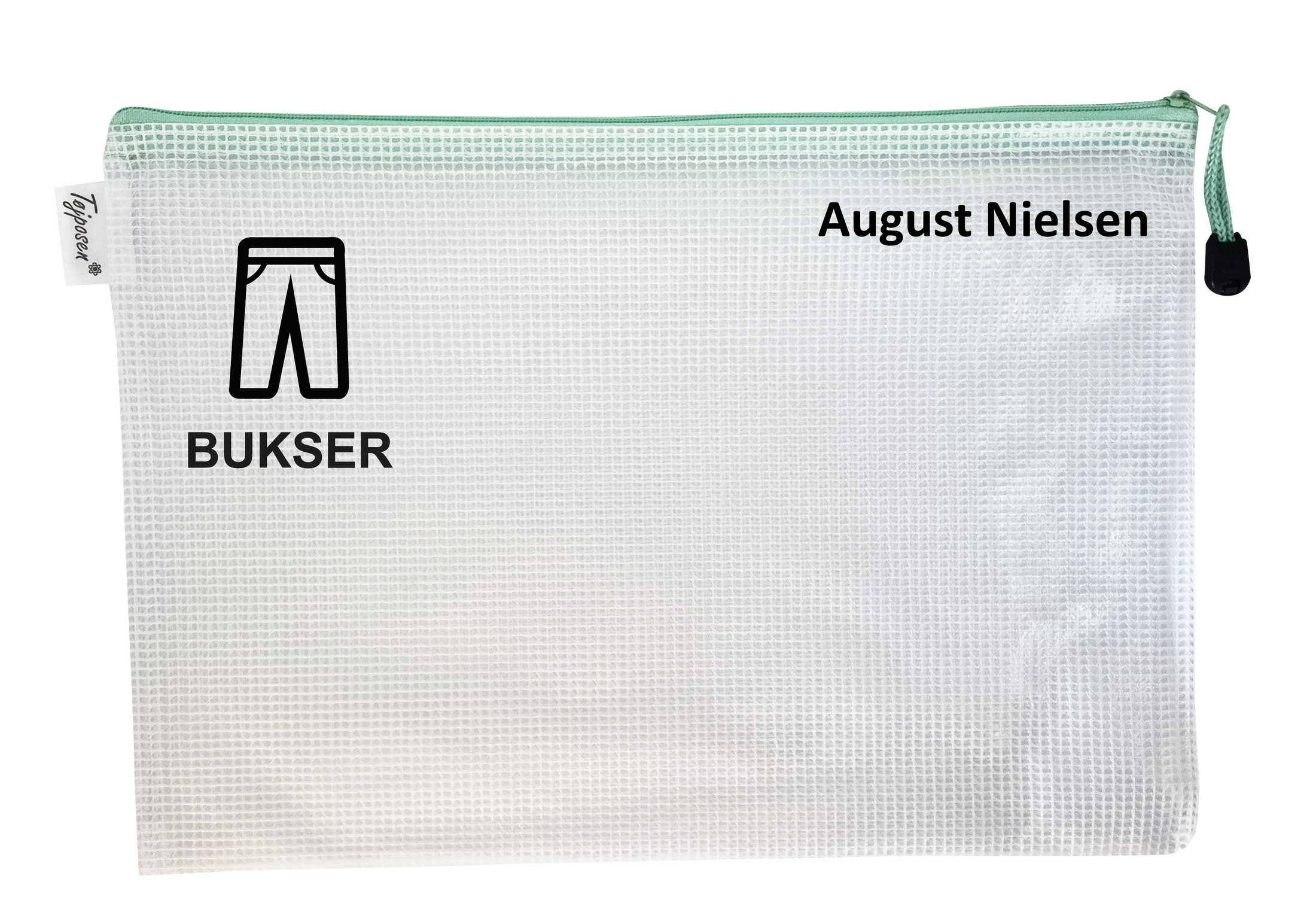 Navn på lynlåspose