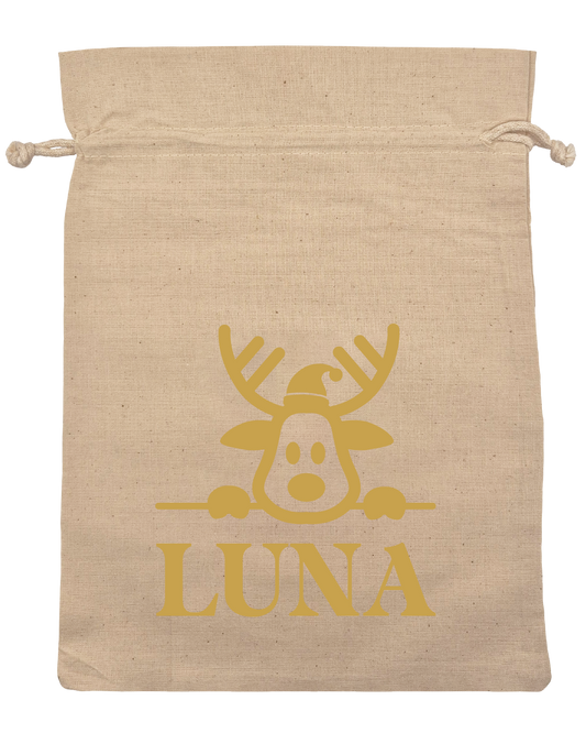 Personlig julepose - Rensdyr