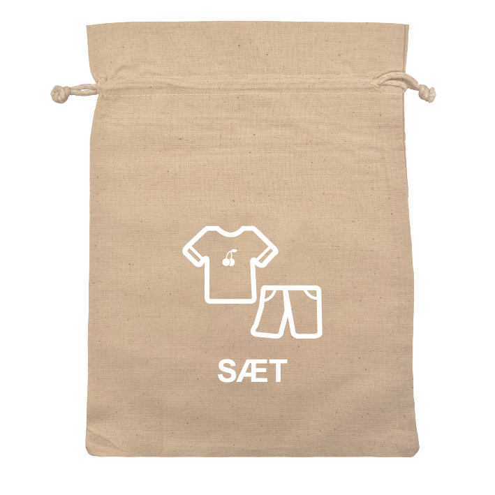 Sæt kort m. kirsebær velour