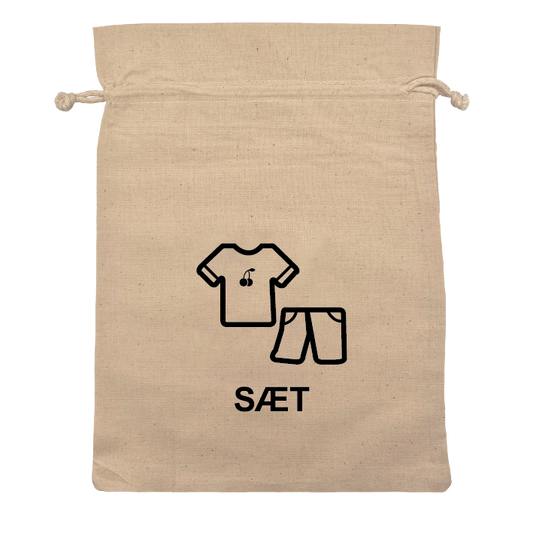 Sæt kort m. kirsebær velour