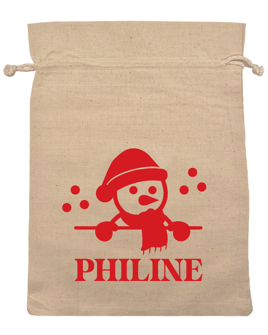 Personlig julepose - Snemand