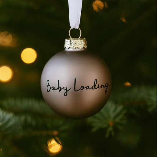 Julekugle kun med navn